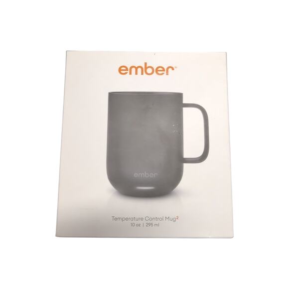 Ember Temperature Control Mug Black Coffee Tea Hot Cup 10oz - Picture 1 of 4
